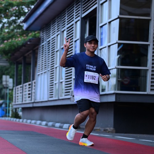 Race photo from KEMLU RUN 2026