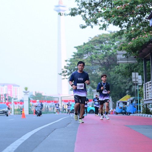 Race photo from KEMLU RUN 2026