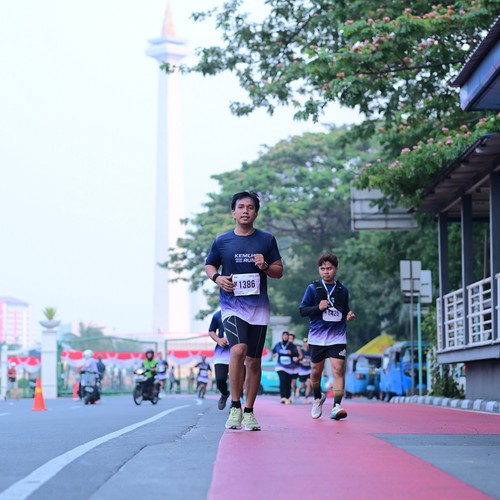 Race photo from KEMLU RUN 2026