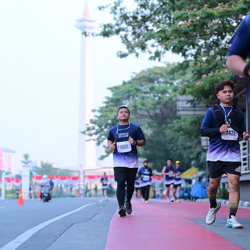 Race photo from KEMLU RUN 2026