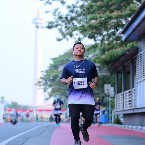 Race photo from KEMLU RUN 2026