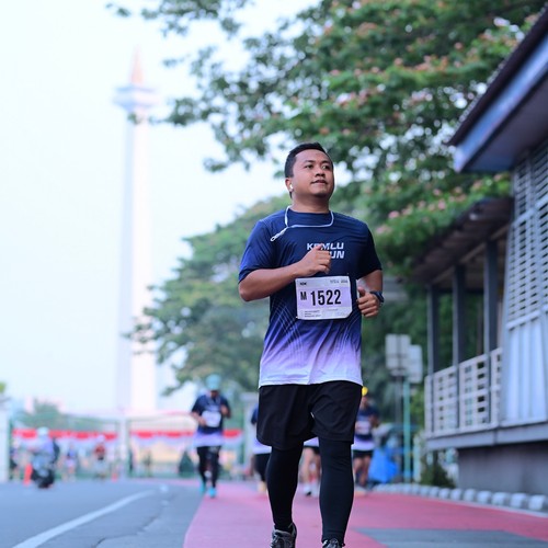 Race photo from KEMLU RUN 2026