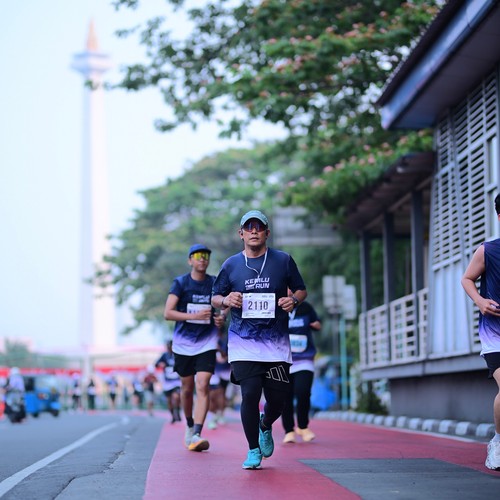 Race photo from KEMLU RUN 2026