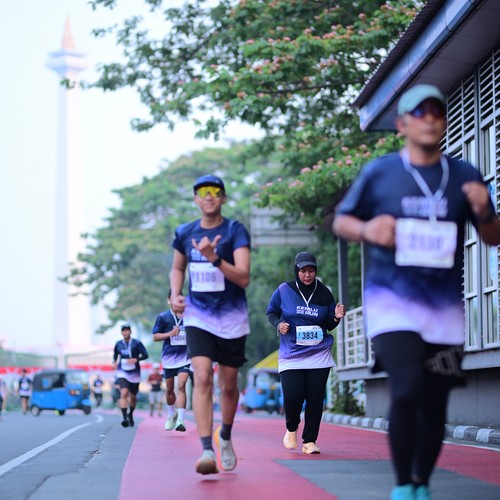 Race photo from KEMLU RUN 2026