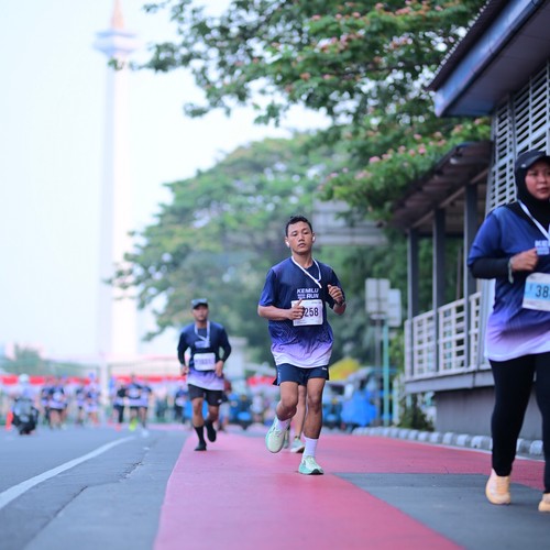 Race photo from KEMLU RUN 2026