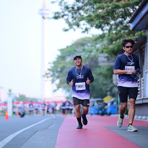 Race photo from KEMLU RUN 2026