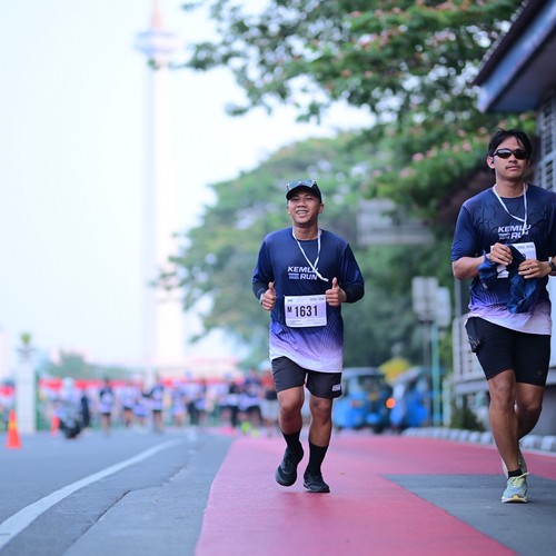Race photo from KEMLU RUN 2026