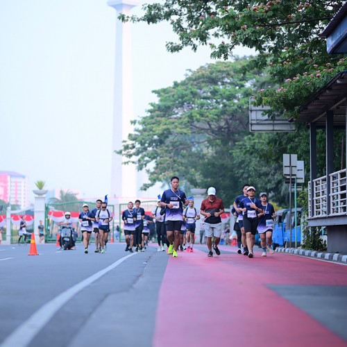 Race photo from KEMLU RUN 2026