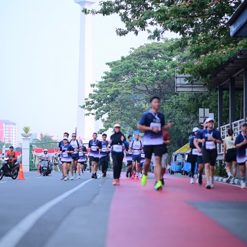 Race photo from KEMLU RUN 2026