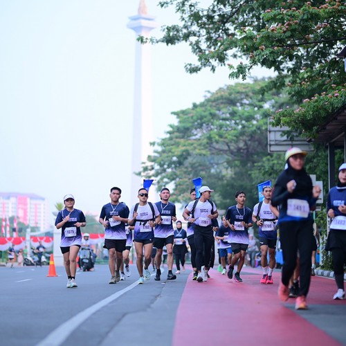 Race photo from KEMLU RUN 2026