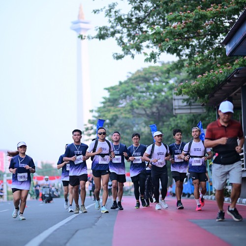 Race photo from KEMLU RUN 2026
