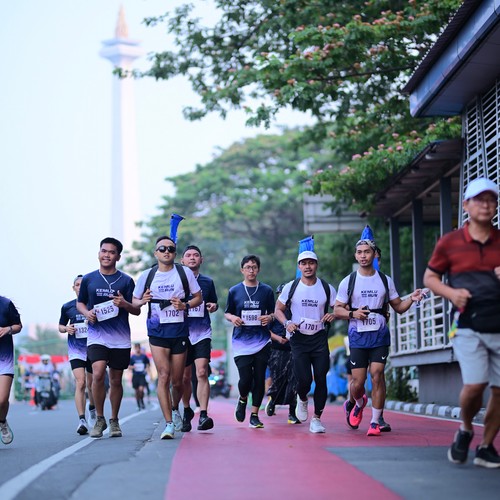 Race photo from KEMLU RUN 2026