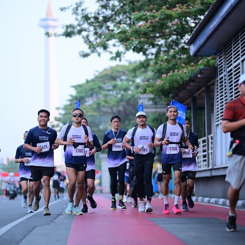 Race photo from KEMLU RUN 2026