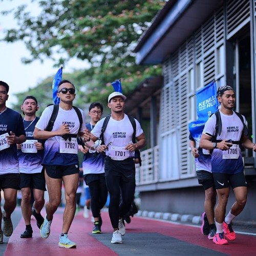 Race photo from KEMLU RUN 2026
