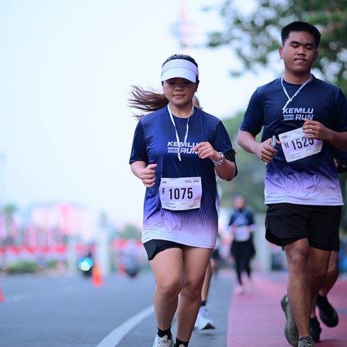 Race photo from KEMLU RUN 2026
