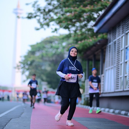 Race photo from KEMLU RUN 2026