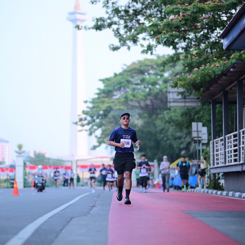 Race photo from KEMLU RUN 2026