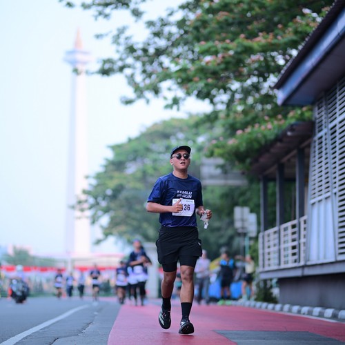 Race photo from KEMLU RUN 2026