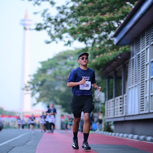 Race photo from KEMLU RUN 2026