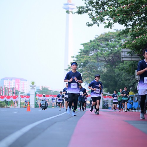 Race photo from KEMLU RUN 2026