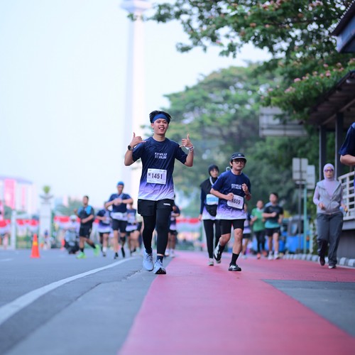 Race photo from KEMLU RUN 2026