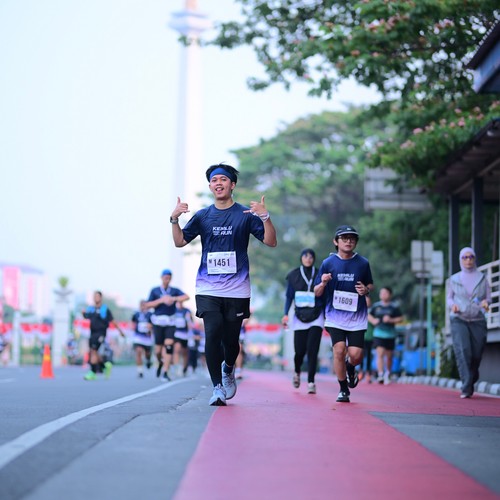 Race photo from KEMLU RUN 2026