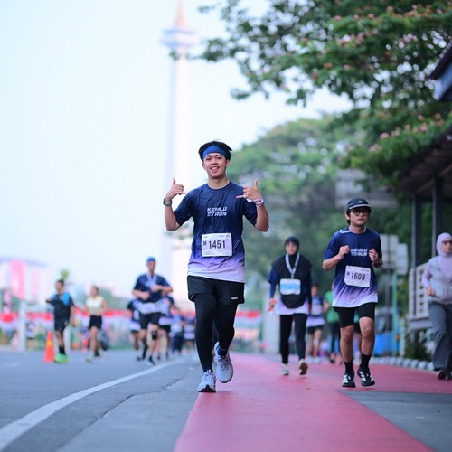 Race photo from KEMLU RUN 2026