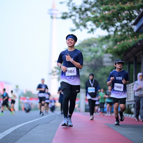 Race photo from KEMLU RUN 2026