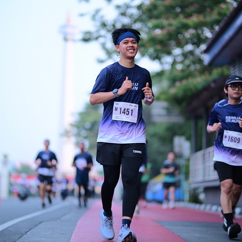 Race photo from KEMLU RUN 2026