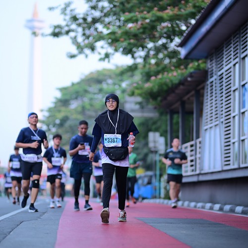 Race photo from KEMLU RUN 2026