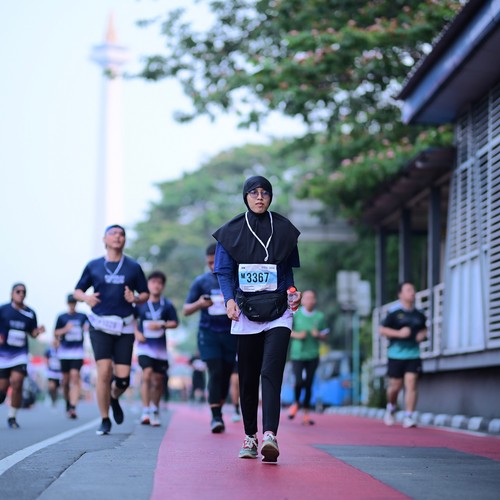 Race photo from KEMLU RUN 2026