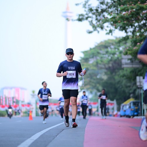 Race photo from KEMLU RUN 2026