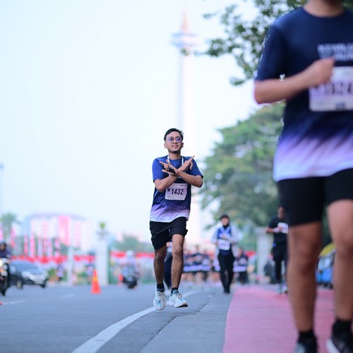 Race photo from KEMLU RUN 2026
