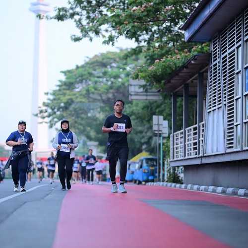 Race photo from KEMLU RUN 2026