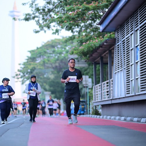 Race photo from KEMLU RUN 2026