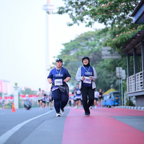 Race photo from KEMLU RUN 2026
