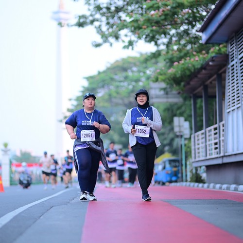 Race photo from KEMLU RUN 2026