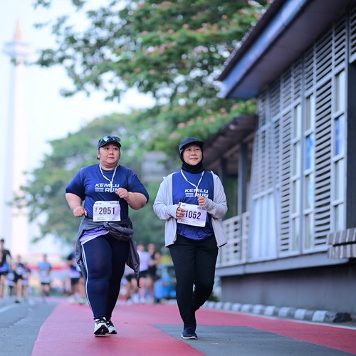 Race photo from KEMLU RUN 2026