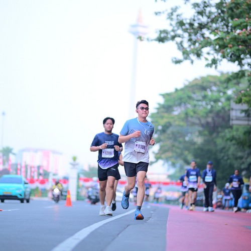 Race photo from KEMLU RUN 2026