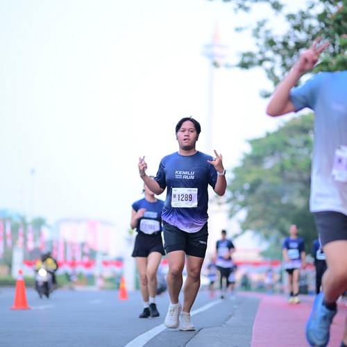 Race photo from KEMLU RUN 2026