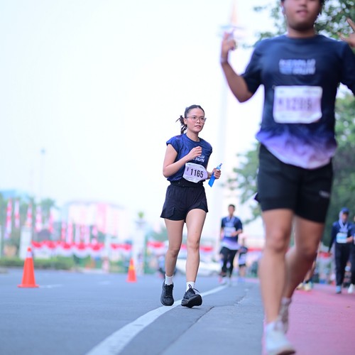 Race photo from KEMLU RUN 2026