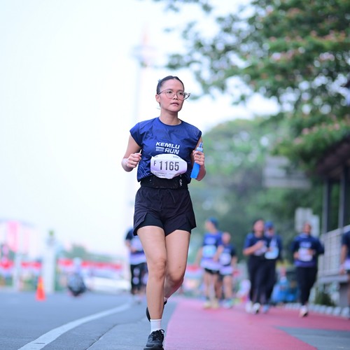 Race photo from KEMLU RUN 2026