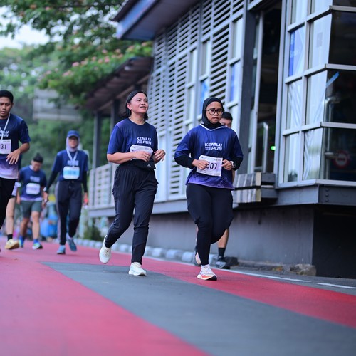 Race photo from KEMLU RUN 2026