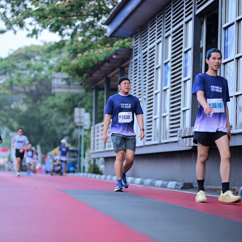 Race photo from KEMLU RUN 2026