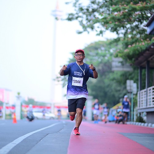 Race photo from KEMLU RUN 2026