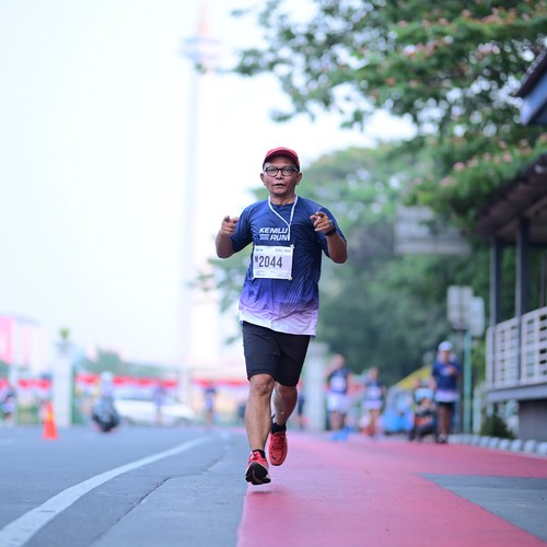 Race photo from KEMLU RUN 2026