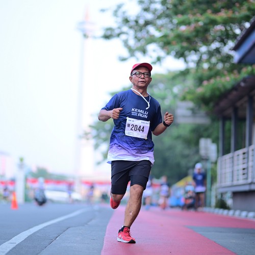 Race photo from KEMLU RUN 2026