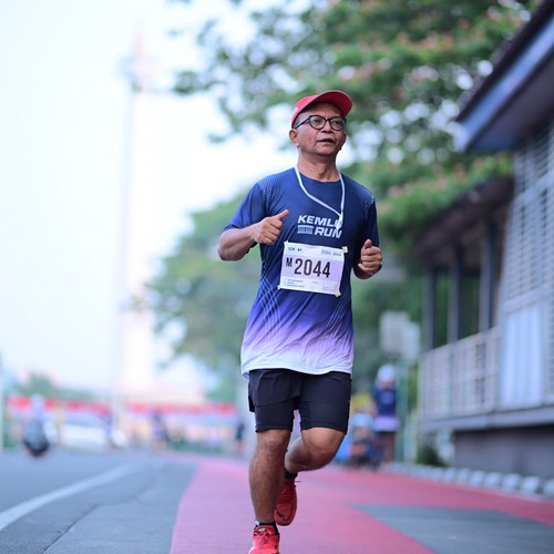 Race photo from KEMLU RUN 2026