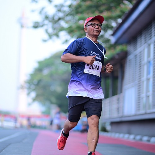 Race photo from KEMLU RUN 2026