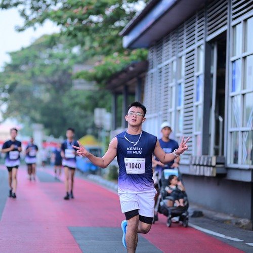 Race photo from KEMLU RUN 2026